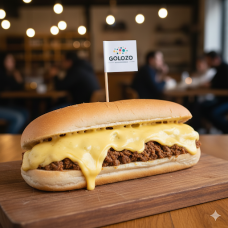 As churrasco Barros Luco Solo Queso